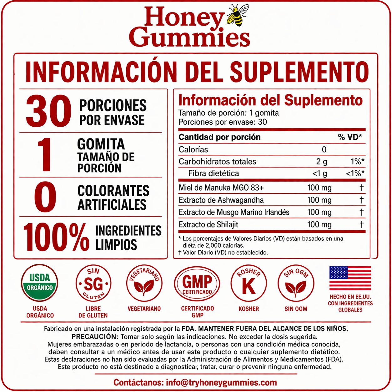 Honey gummies | impulso masculino
