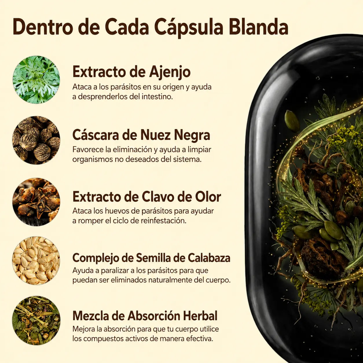 Cápsulas protección intestinal