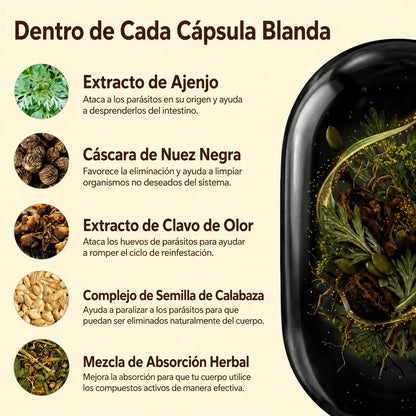 Cápsulas protección intestinal