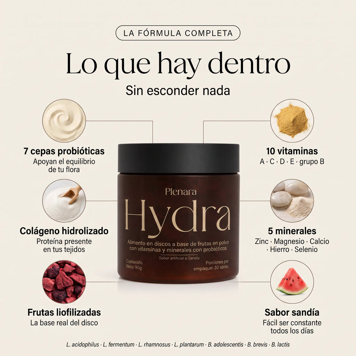 Hydra Flora Íntima de 7 Cepas + Colágeno