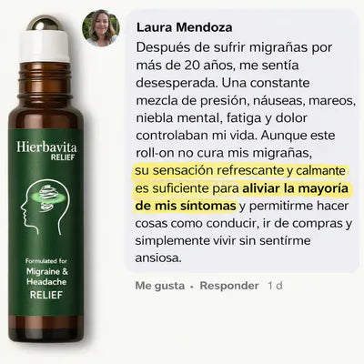Hierbativa by Wondere | Roll-On botánico para la migraña