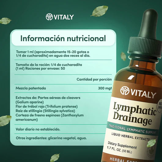 Gotas Vitaly – Desintoxicación Linfatica de Forma Natural
