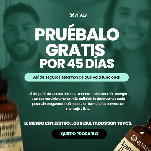 Gotas Vitaly – Desintoxicación Linfatica de Forma Natural