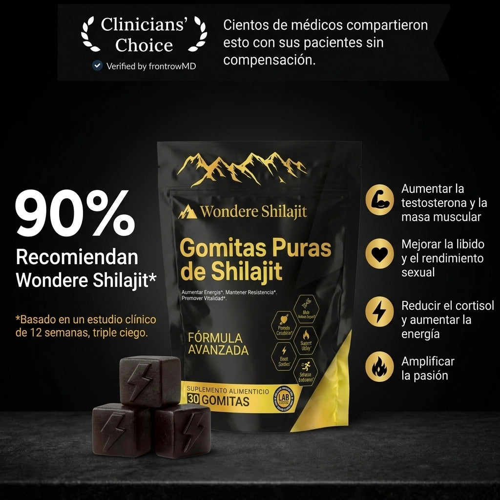 Wondere Shilajit | Gomitas de Shilajit Concentradas
