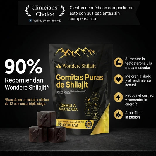 Wondere Shilajit | Gomitas de Shilajit Concentradas