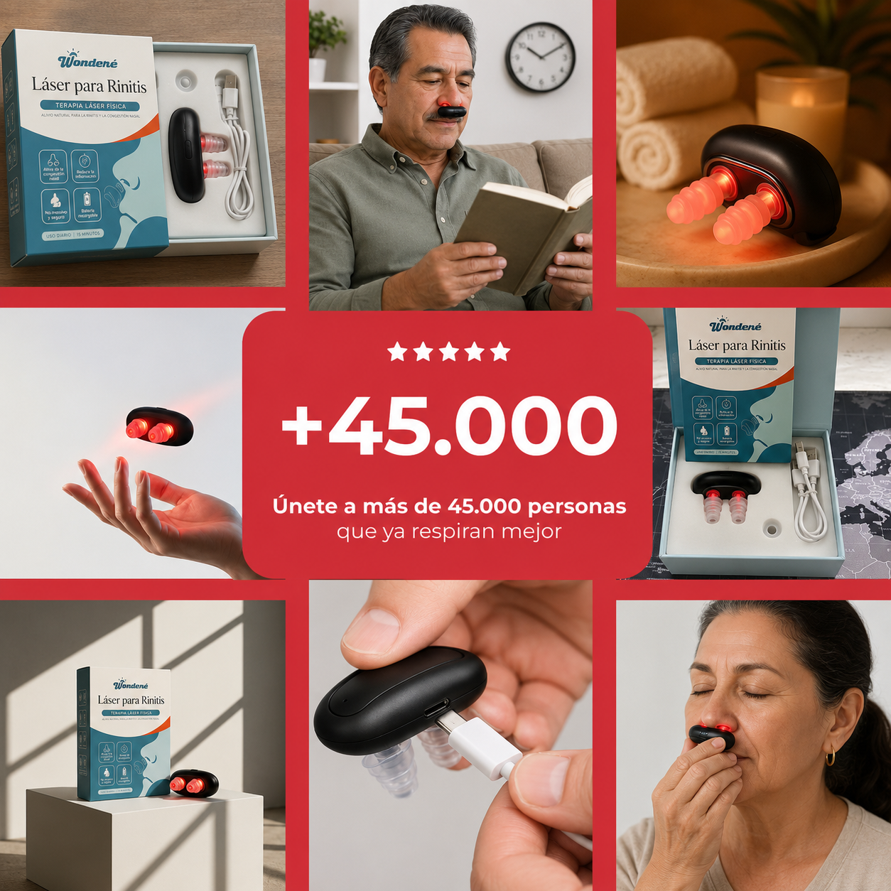 Sinuvox | Terapia de Luz Roja Nasal 660nm