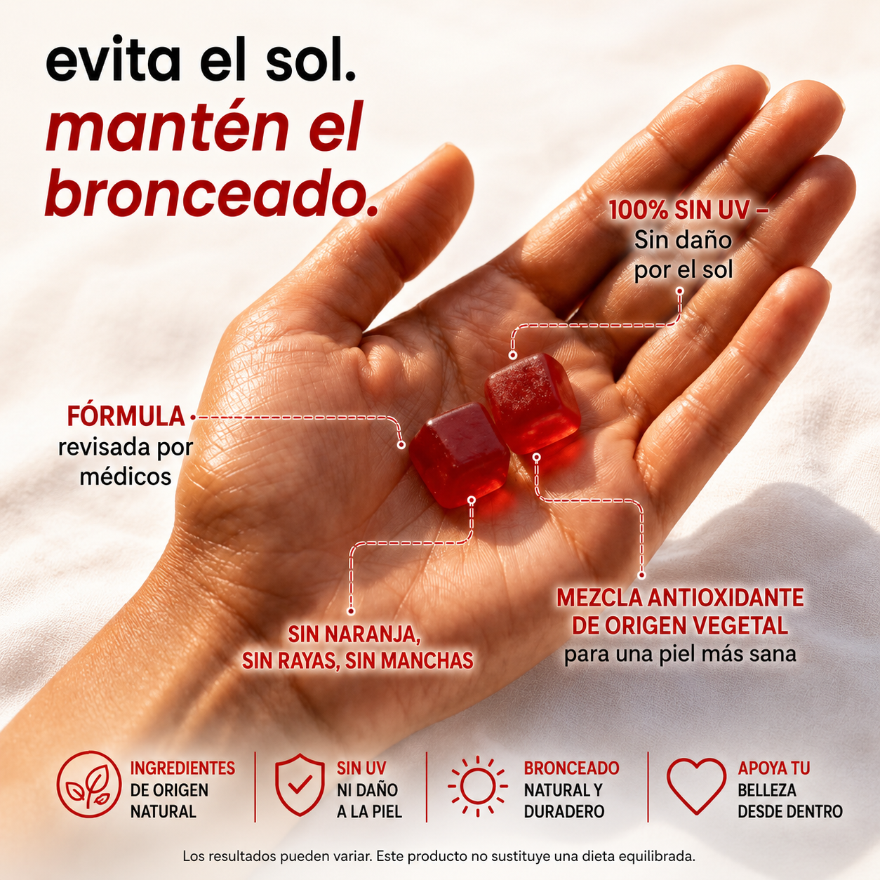 Wondere™ Gomitas autobronceadoras