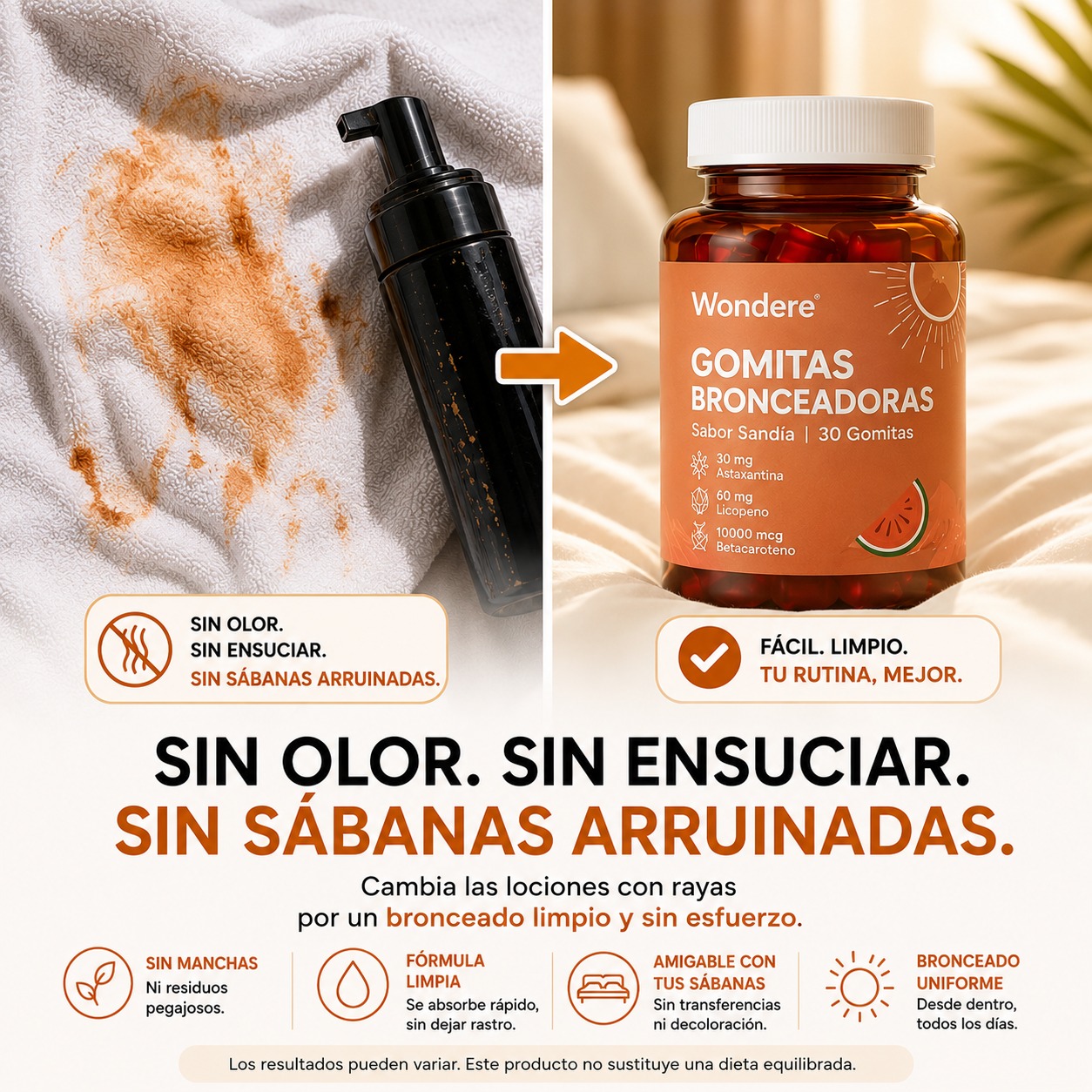 Wondere™ Gomitas autobronceadoras