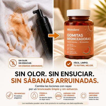 Wondere™ Gomitas autobronceadoras