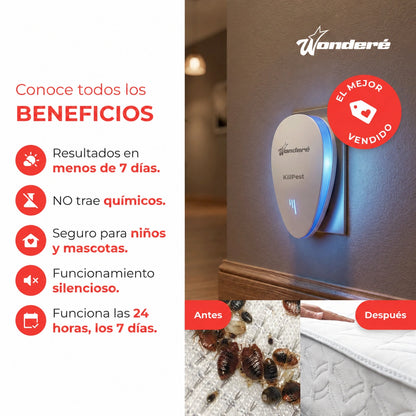 KillPest Dile adiós a las chinches de cama | Protección duradera y segura