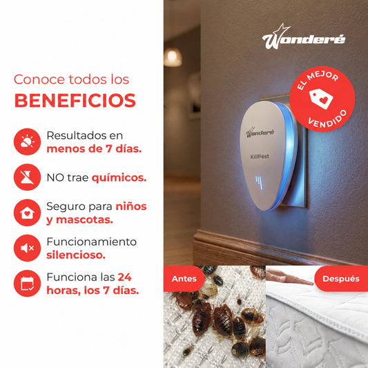 KillPest Dile adiós a las chinches de cama | Protección duradera y segura