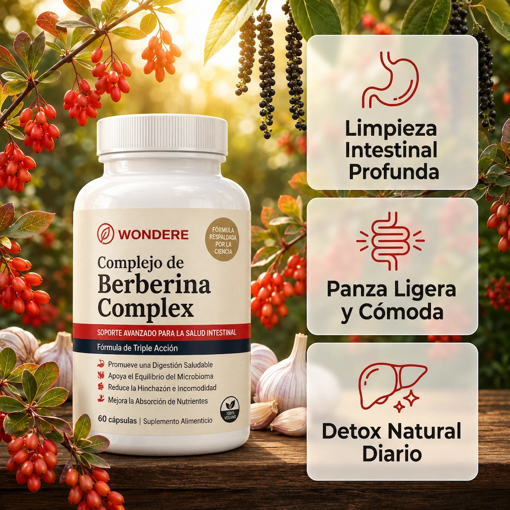 Berberina complex | Limpieza Intestinal Profunda 8 en 1