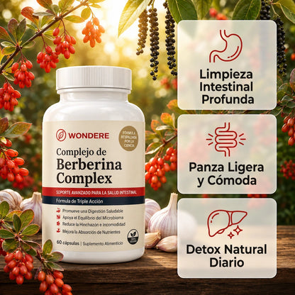 Berberina complex | Limpieza Intestinal Profunda 8 en 1