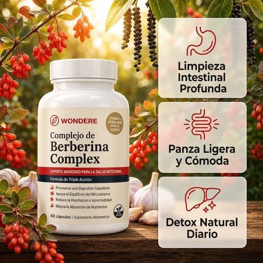 Berberina complex | Limpieza Intestinal Profunda 8 en 1