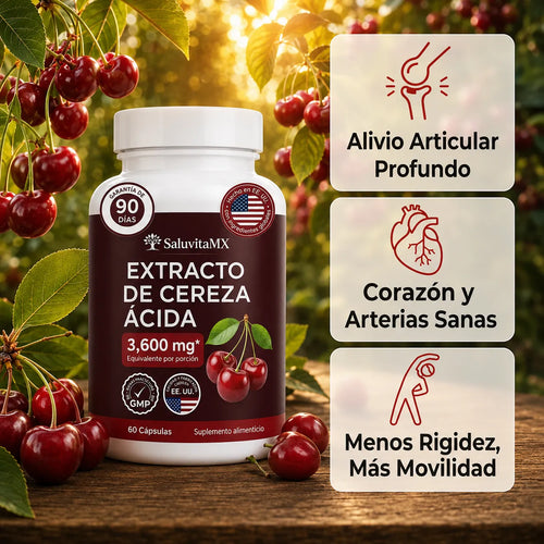 Cereza Ácida Complex | Alivio Articular y Cardiovascular 3,600 mg