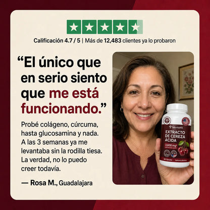 Cereza Ácida Complex | Alivio Articular y Cardiovascular 3,600 mg