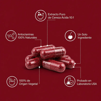 Cereza Ácida Complex | Alivio Articular y Cardiovascular 3,600 mg