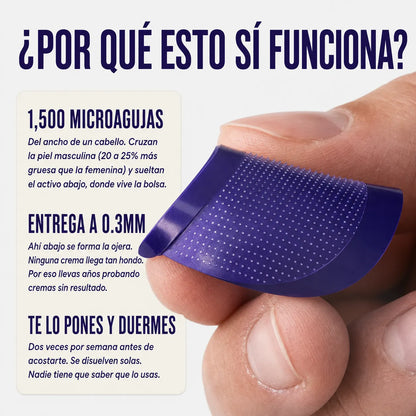 Parches de Microagujas para Ojeras y Bolsas