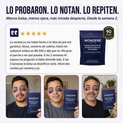 Parches de Microagujas para Ojeras y Bolsas