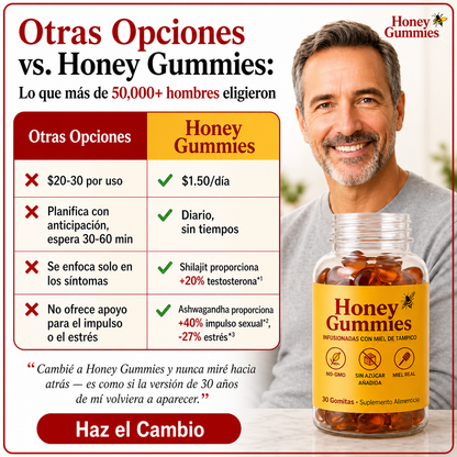 Honey gummies | impulso masculino
