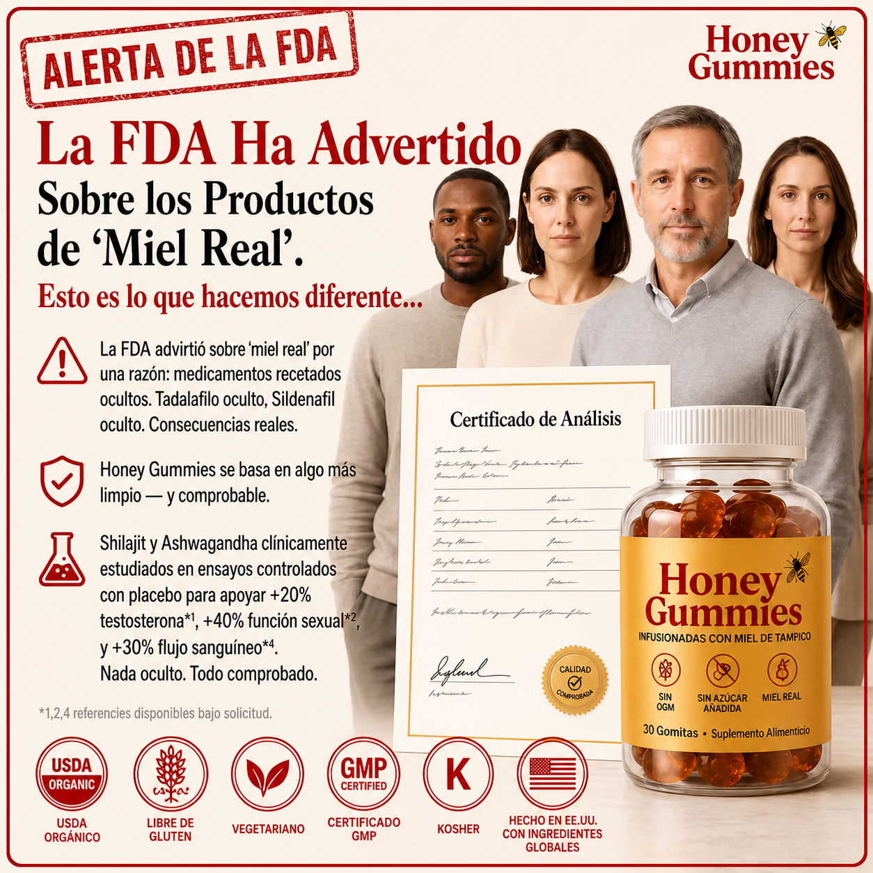 Honey gummies | impulso masculino