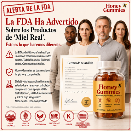 Honey gummies | impulso masculino