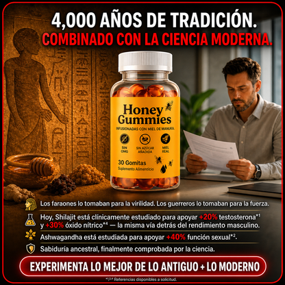 Honey gummies | impulso masculino