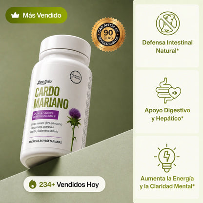 Zentlab | Soporte Hepático 80% Silimarina
