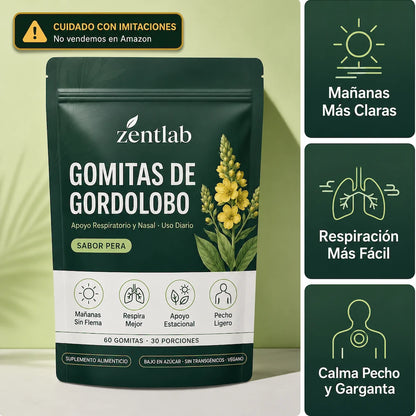 Gomitas de Gordolobo para la Flema Atorada