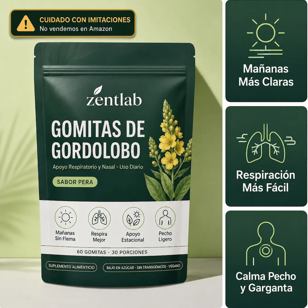 Gomitas de gordolobo para la garganta