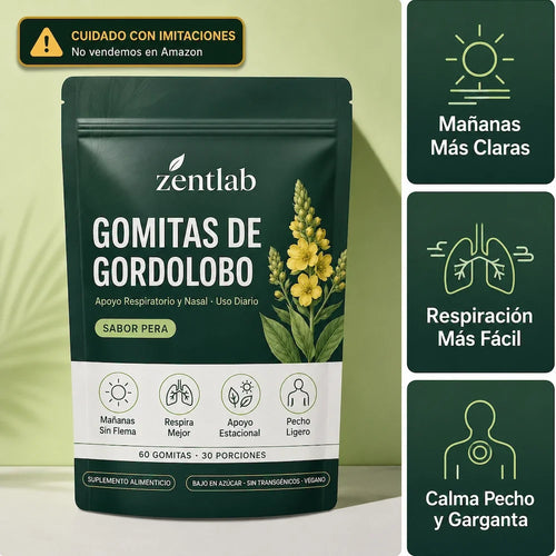 Gomitas de gordolobo para la garganta
