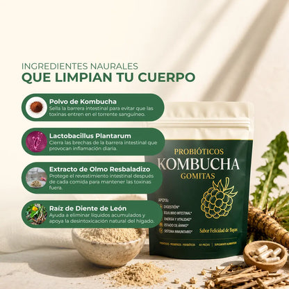 Gomas Kombucha | Apoyo Digestivo