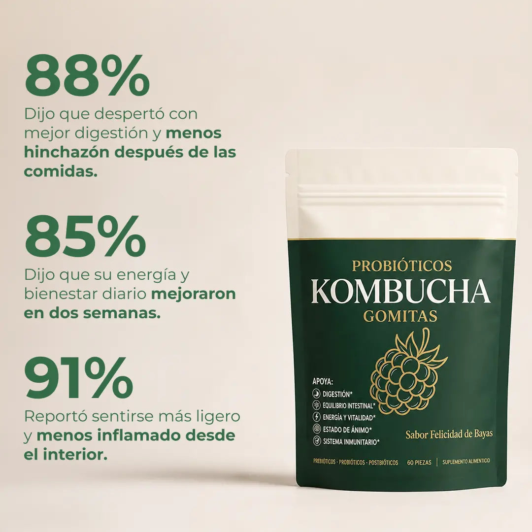 Gomas Kombucha | Apoyo Digestivo