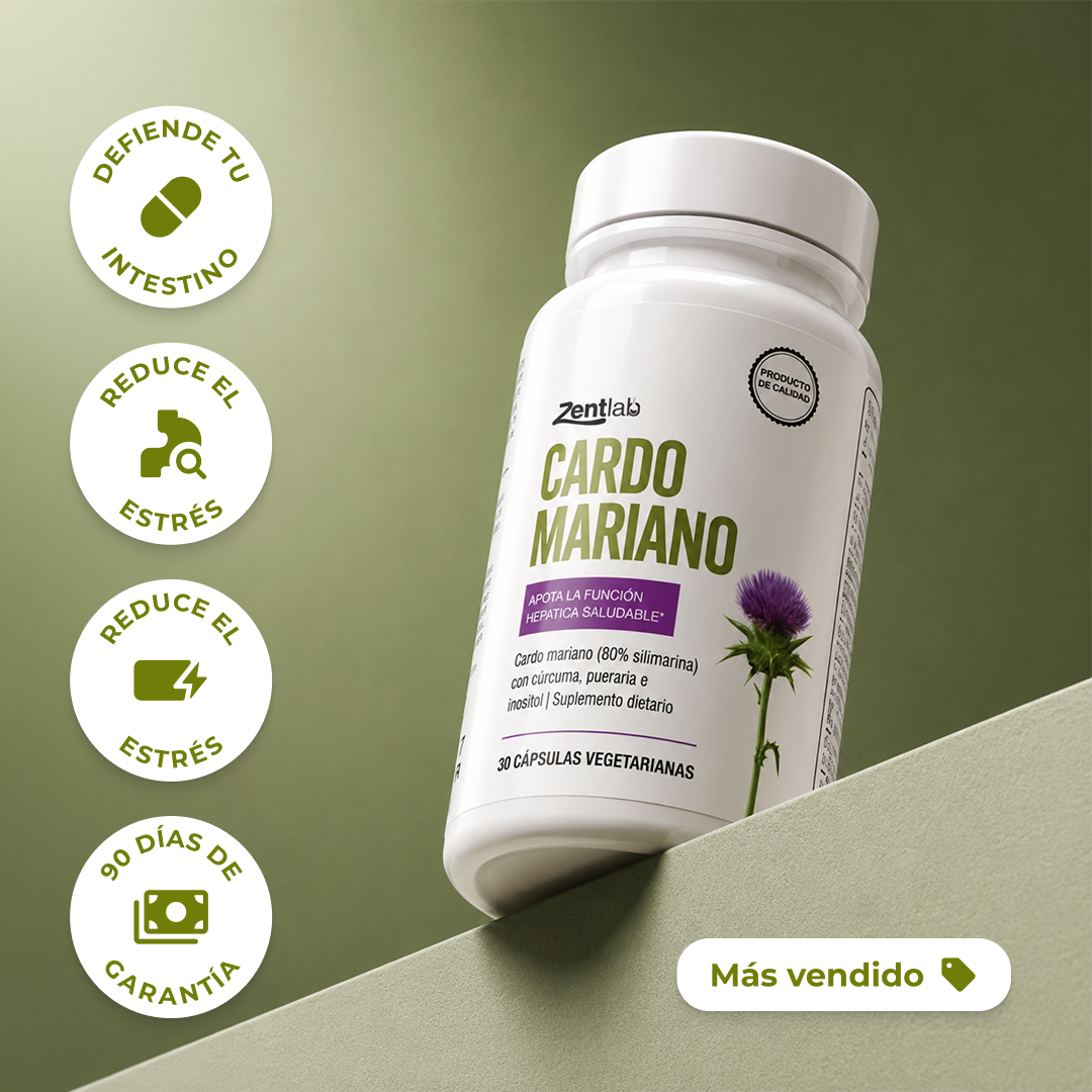 Zentlab | Soporte Hepático 80% Silimarina