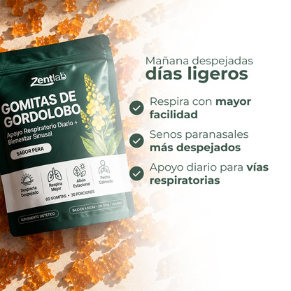 Gomitas de Gordolobo para la Flema Atorada