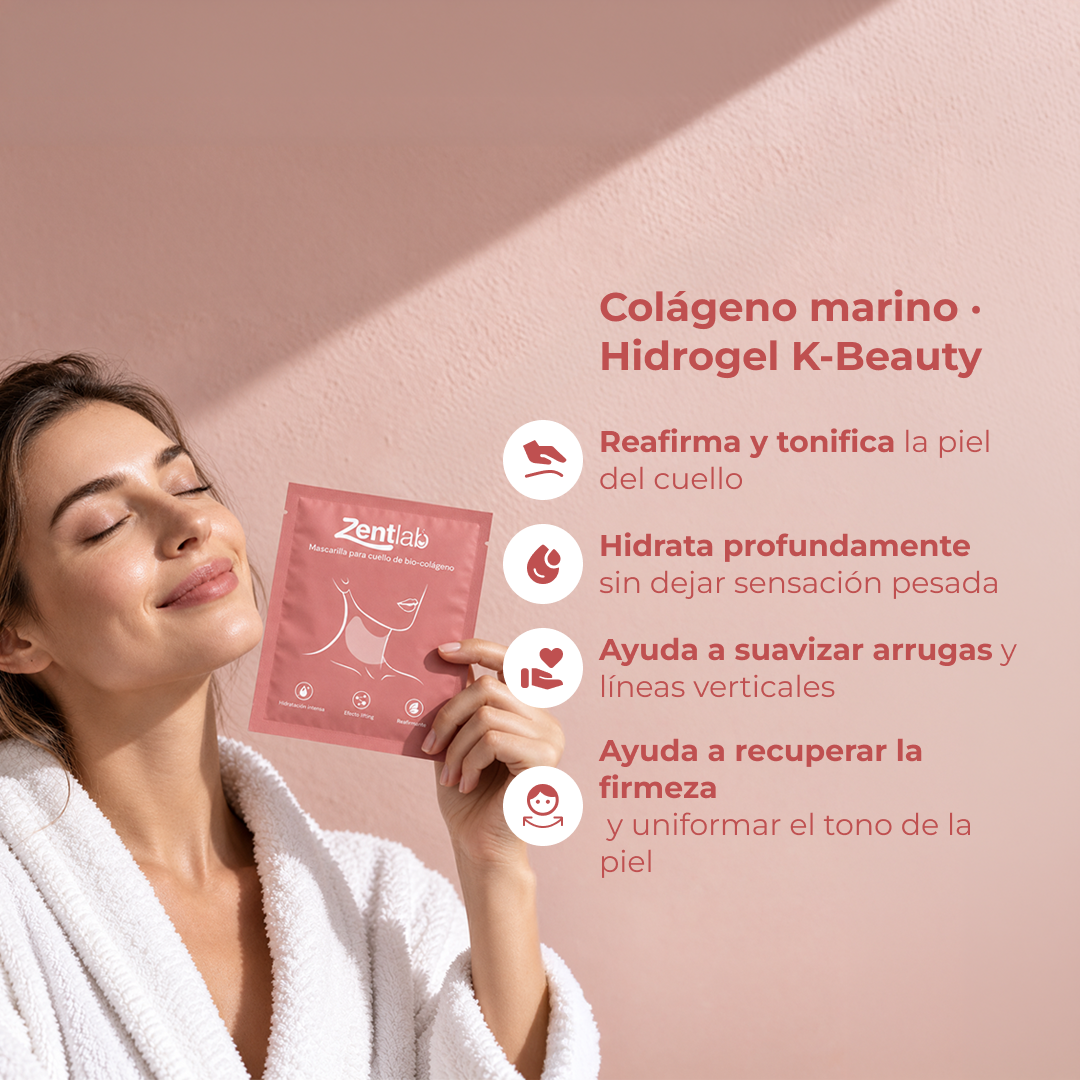 Zentlab | Mascarilla de Bio-Colágeno Marino para Cuello