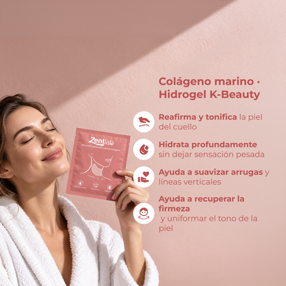 Zentlab | Mascarilla de Bio-Colágeno Marino para Cuello