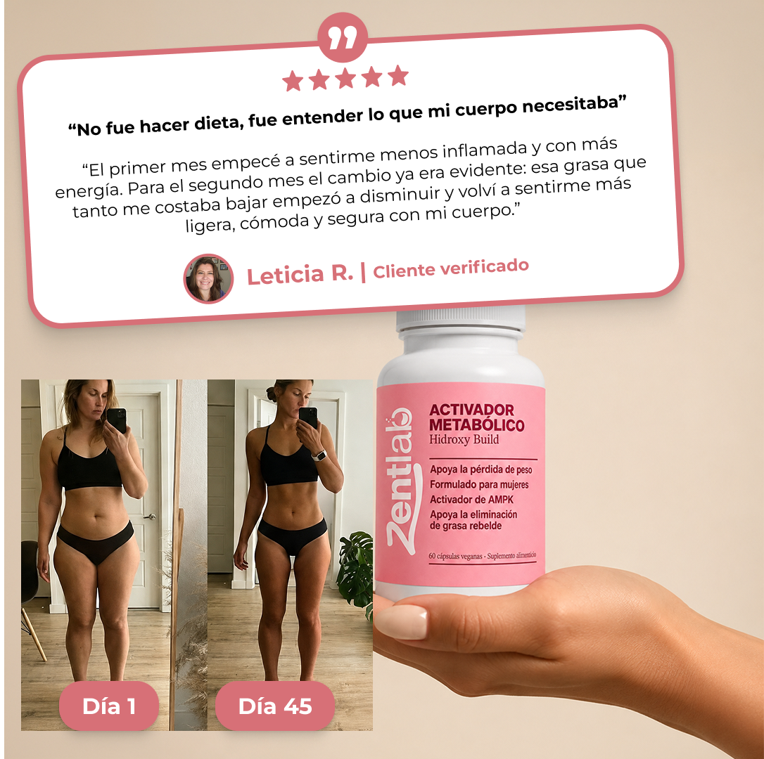 Zentlab | Activador Metabólico Femenino 12 en 1