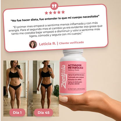 Zentlab | Activador Metabólico Femenino 12 en 1