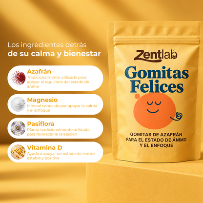 Zentlab | Gomitas de Azafrán para la Calma y el Enfoque