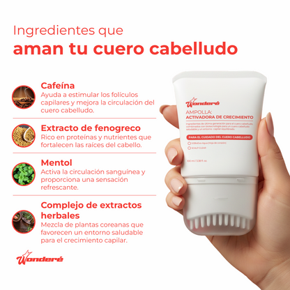 Korea's #1 Suero para el crecimiento del cabello.