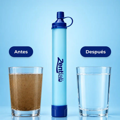 Zentlab | Filtro de Agua de Emergencia sin Luz ni Pilas