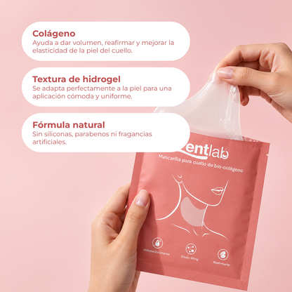 Zentlab | Mascarilla de Bio-Colágeno Marino para Cuello