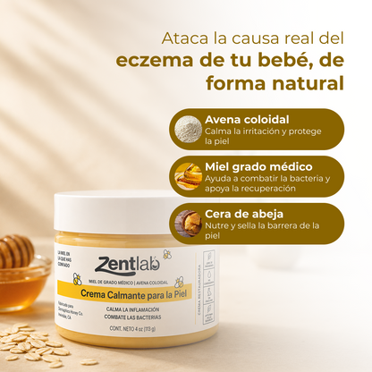 Crema miel para dermatitis
