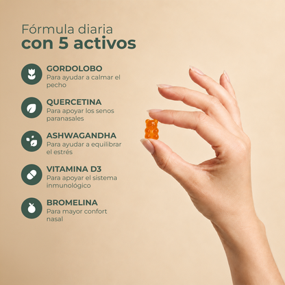Gomitas de Gordolobo para la Flema Atorada