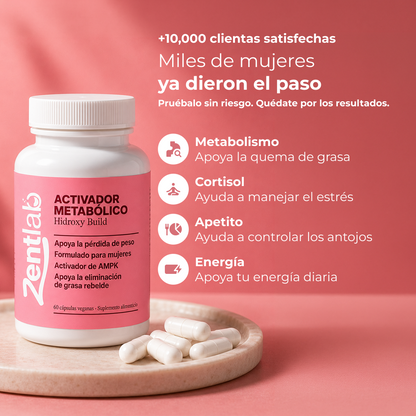 Zentlab | Activador Metabólico Femenino 12 en 1