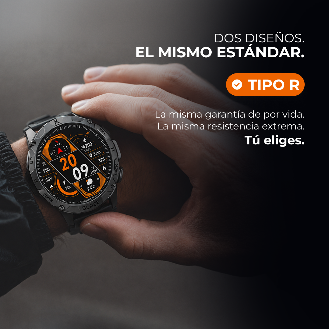 CARBINOX BLAZE – SMARTWATCH DE ALTA RESISTENCIA
