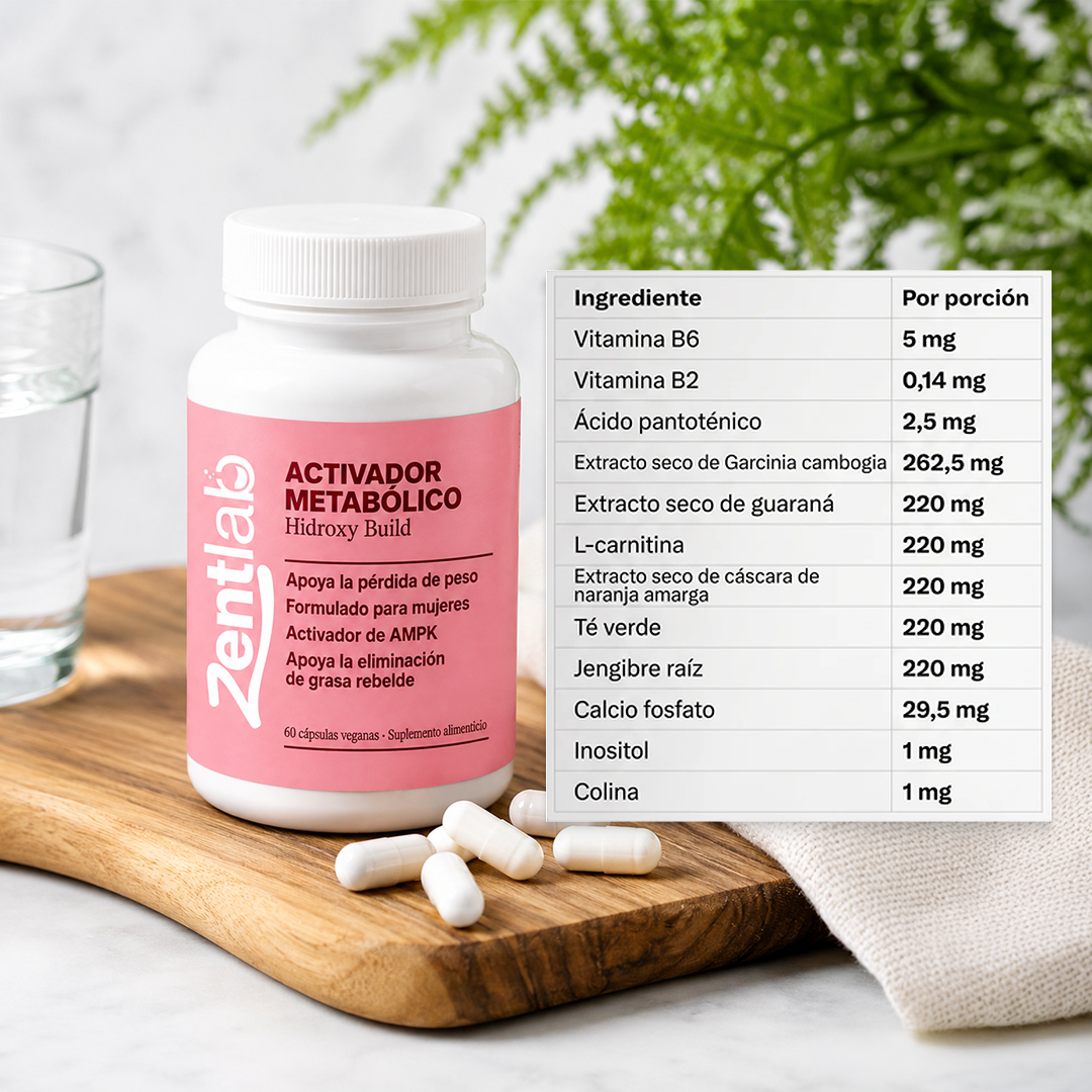 Zentlab | Activador Metabólico Femenino 12 en 1