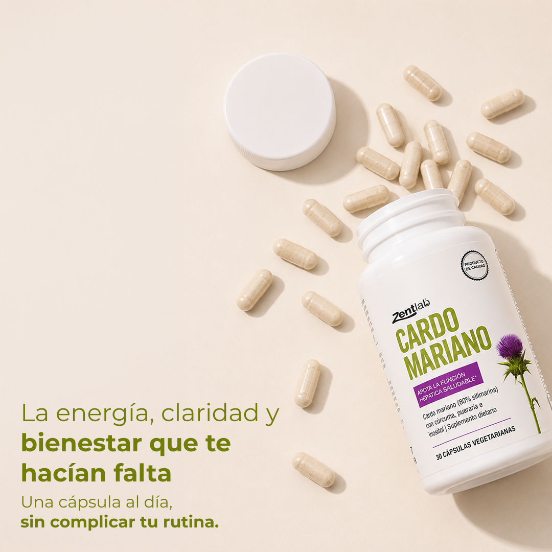 Zentlab | Soporte Hepático 80% Silimarina