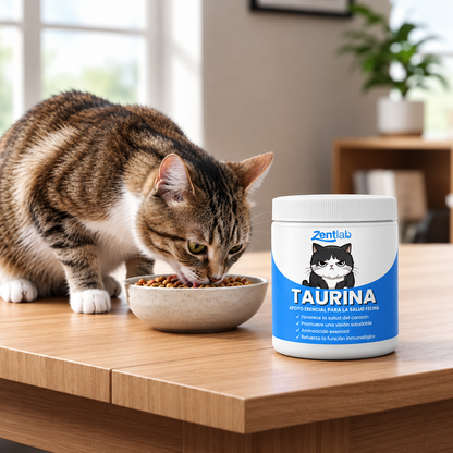 KittySupps™ | Taurina Pura en Polvo para Gatos